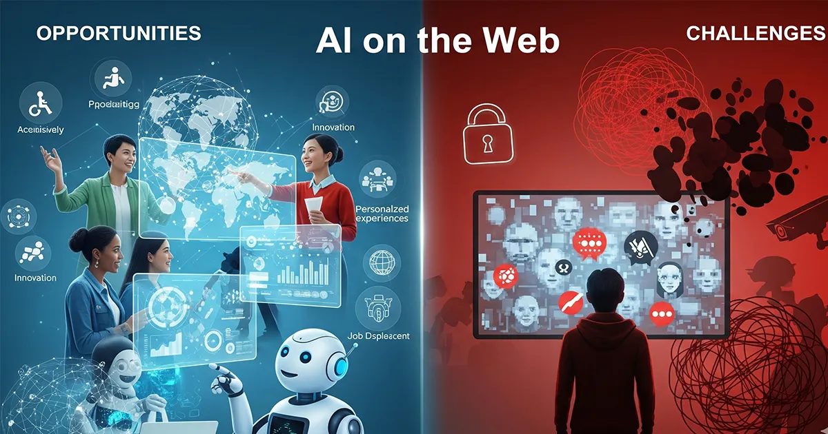 L’impact de l’intelligence artificielle sur le web : opportunités et défis
